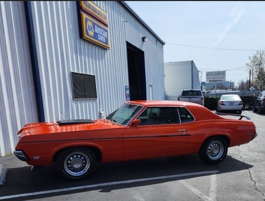 Recent work by Polar Bear Auto Care on this 69 Cougar